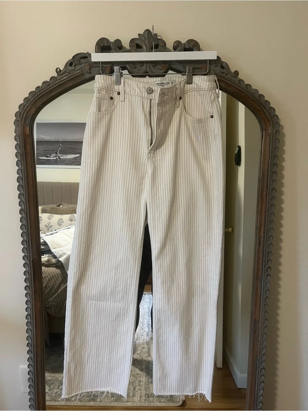 Abercrombie pinstripe jeans